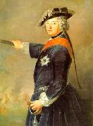 antoine pesne Frederick II of Prussia as general oil on canvas